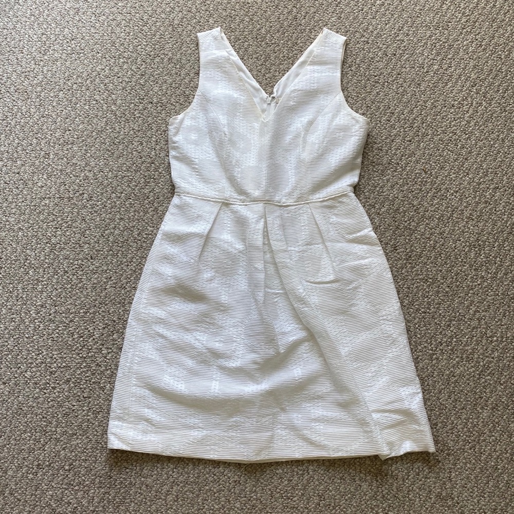 J. Crew white dress with pockets